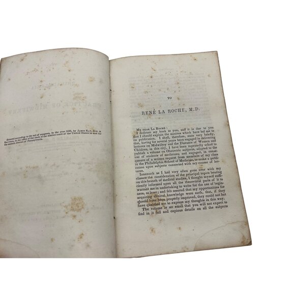 1838 The Philadelphia Practice of Midwifery Charles D Meigs First Ed Illustrated - Picture 5 of 12